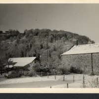 Sticklepath farm in winter