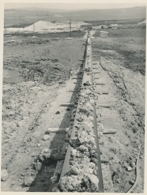 Conveyor belt based at WBB near Cornwood.