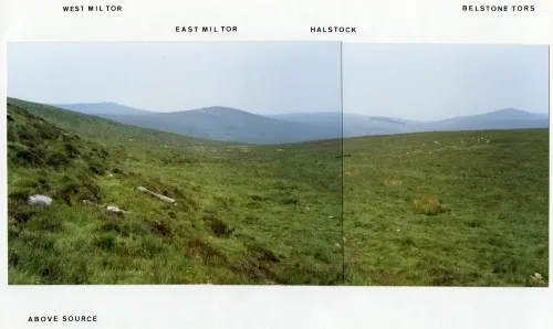 8/36 Above source of East Okement to West Mil, East Mil and Belstone Tor 30/6/1993 & 9/36