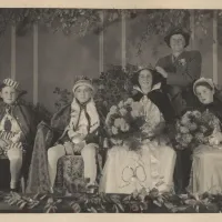 Pageant at a fete in Bovey or Teigngrace