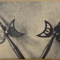 Old Plympton Corporation Halberds