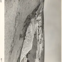 Early construction of the Avon dam 