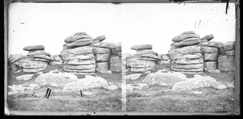 Stereoscopic view of Tor and Loganstone