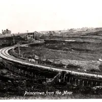 PRINCETOWN RAILWAY FROM THE MOOR