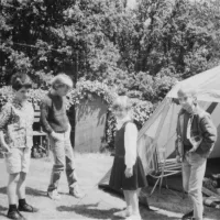 The sunday school tent at Lustleigh Baptist Church