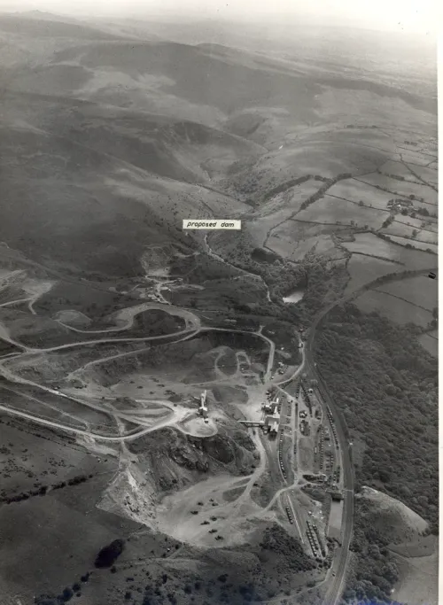 View of the West Okement valley from just north of British Railway's quarry