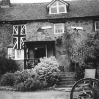 The Church House decorated for the Millennium Fayre