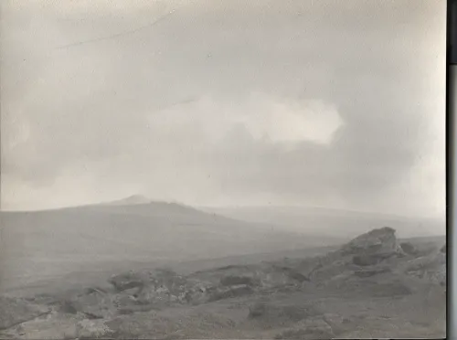 Dartmoor  landscape with tors