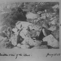 Mould stones at Yealm Head Blowing House