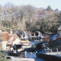 Buckland-in-the-Moor in snow