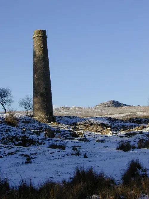 Chimney at disused gunpowder factory