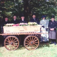 Television recreation of the traditional Dartmoor funeral