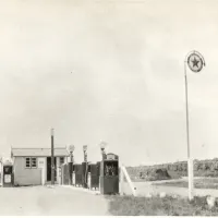 Petrol station at Sourton Cross