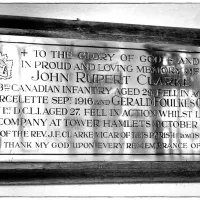 South Tawton, St Andrews Church. John & Andrew Clarke memorial