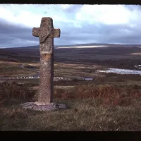 Restored cross at Caddaford Bridge