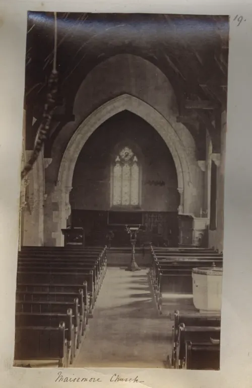 Interior of Maisemore church