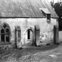 A side view of the Old Hall