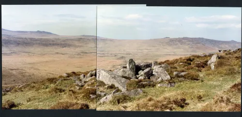 25/13 Taw Plain, West Mil Tor, Rough Tor, Whittaburrow, Higher Tor and Belstone Tors 13/3/1993 & 24/13