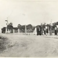 AA man at Sourton Cross petrol station.