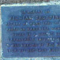 Memorial stone for William Crossing