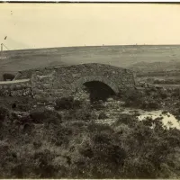 Venford Bridge, now submerged under the Reservoir 