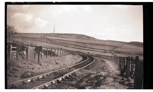 The Princetown Railway near Horseyeatt Farm and looking towards Peek Hill