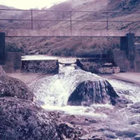 Vellake gauge weir, near Meldon.