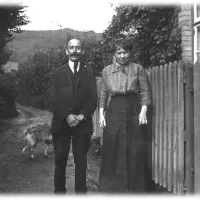 Belgian Refugee Couple at Elmfield