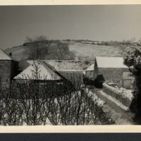 Sticklepath farm in winter