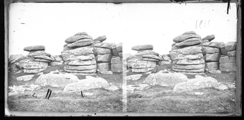 Stereoscopic view of Tor and Loganstone