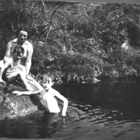 Swimming at Leighon Ponds