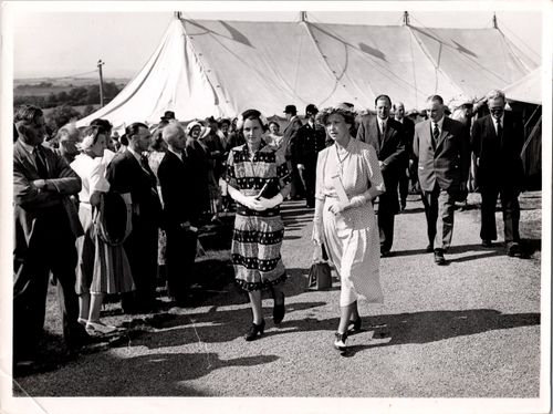 Mrs Allhusen escorts Her Royal Highness The Princess Royal