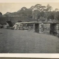 Clapper and later bridge at Postbridge