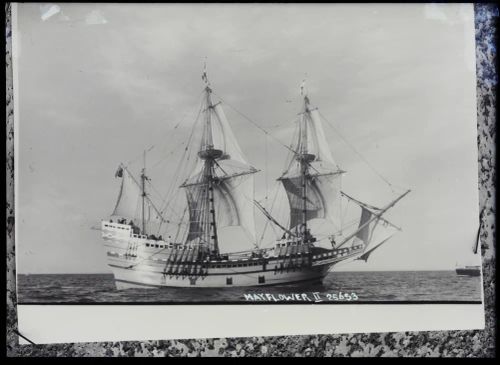 'Mayflower II' in sail, Brixham