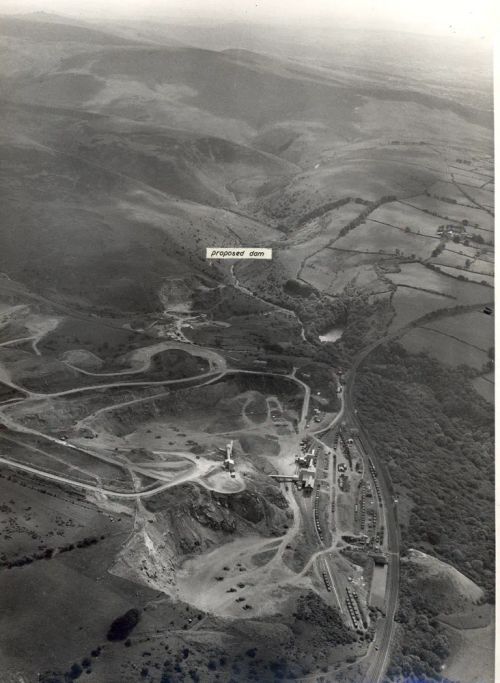 View of the West Okement valley from just north of British Railway's quarry