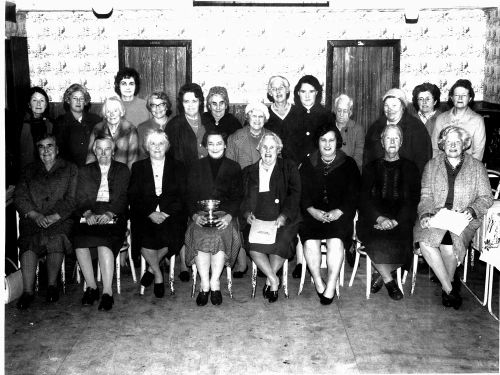 Manaton Women's Institute Members at the Old Parish Hall