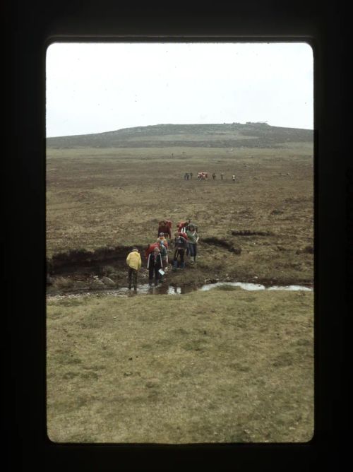 The Okehampton Girls Team Competing in the Ten Tors, 1980