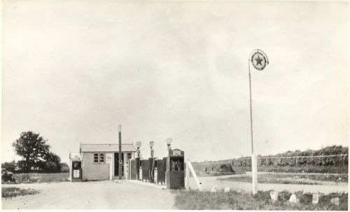 Petrol station at Sourton Cross