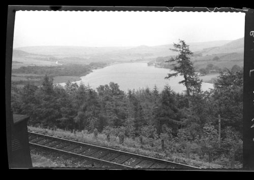 Princetown Branchline Railway Passing Beside Burrator Reservoir