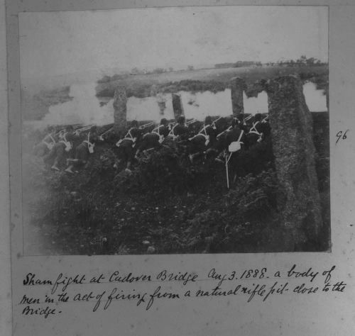 Battle renactment at Cadover Bridge